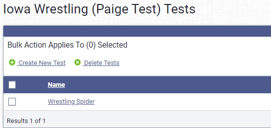 Asset tests.