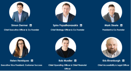 Executive team members.