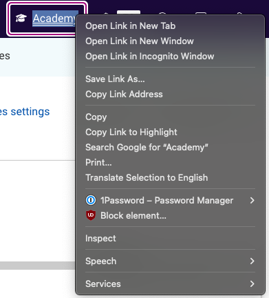 Example of inspecting an HTML success selector from the Level Access platform Platform login page in Chrome.